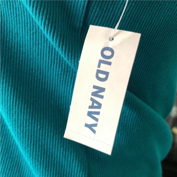 Old Navy Turquoise Ribbed Tank Top - Picture 5 of 5